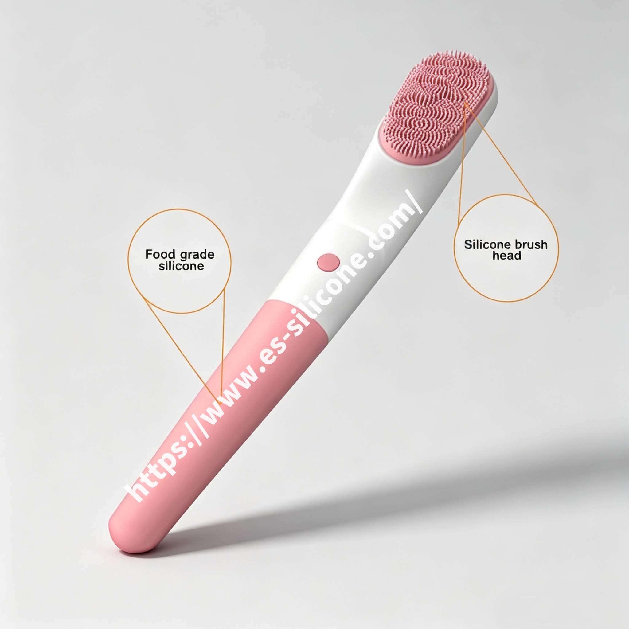 Electric shower brush silicone pieces