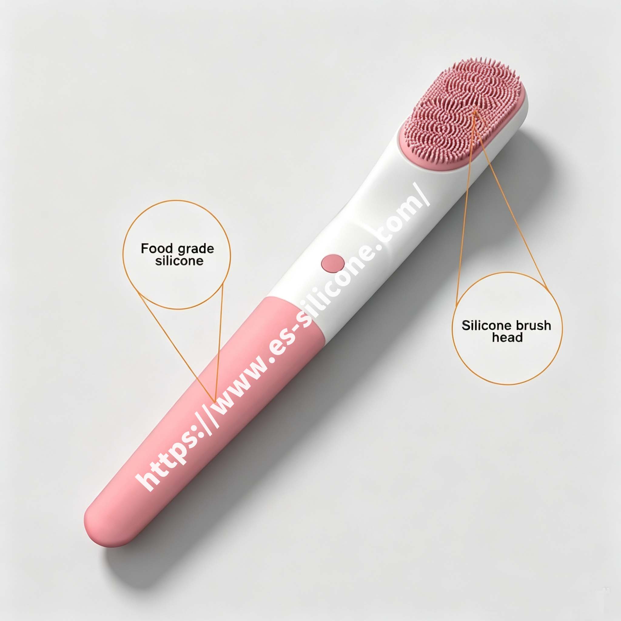 Electric shower brush silicone pieces