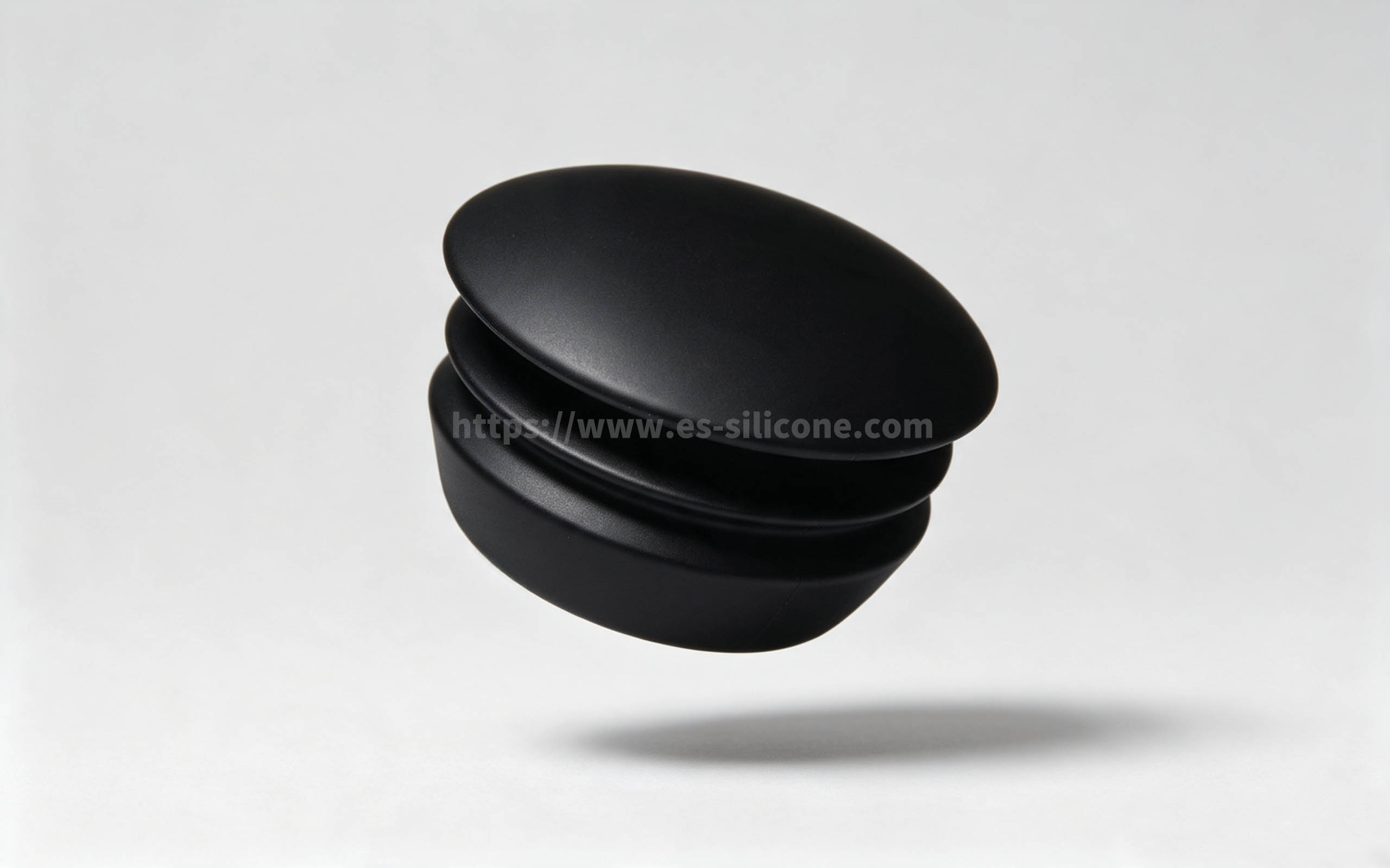Shock-absorbing silicone massage head