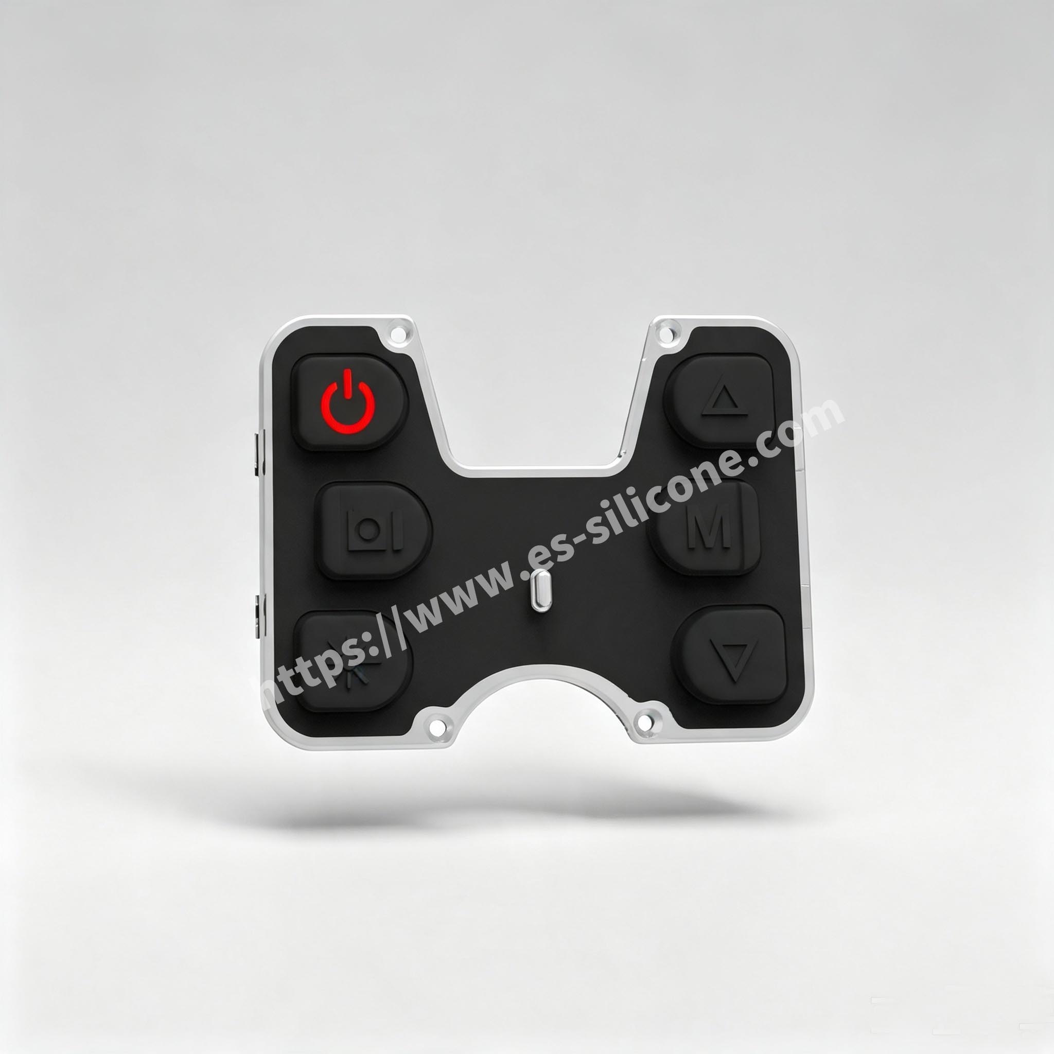 Waterproof Outdoor Silicone Overmolded Buttons for Infrared Telescopes
