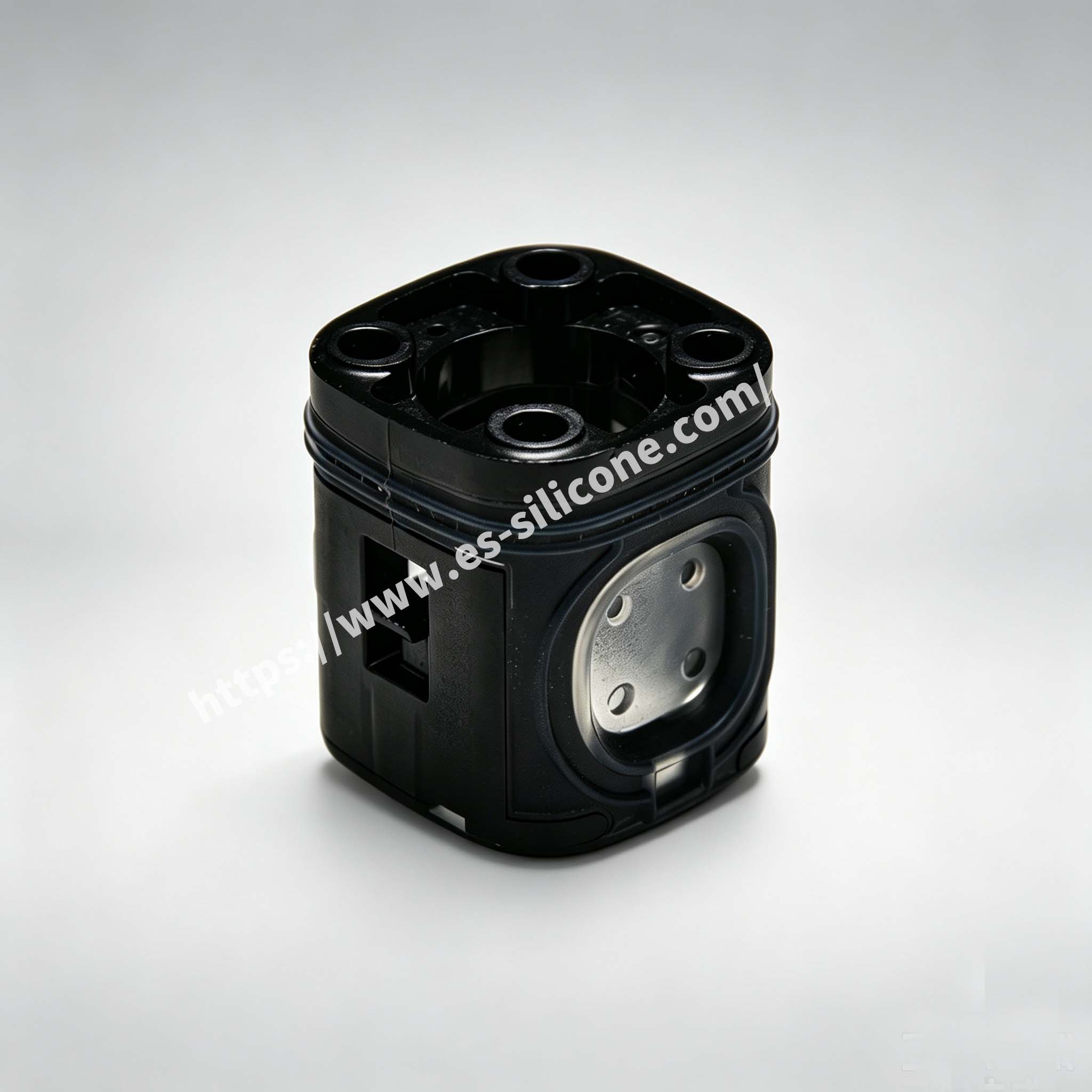 Leak-proof liquid silicone encapsulation for electronic cigarette devices