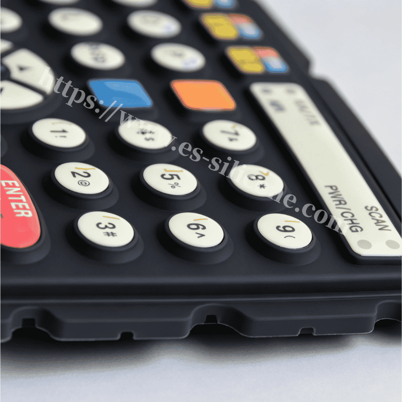 Anti-Stain Silicone Keypad for Data Terminals