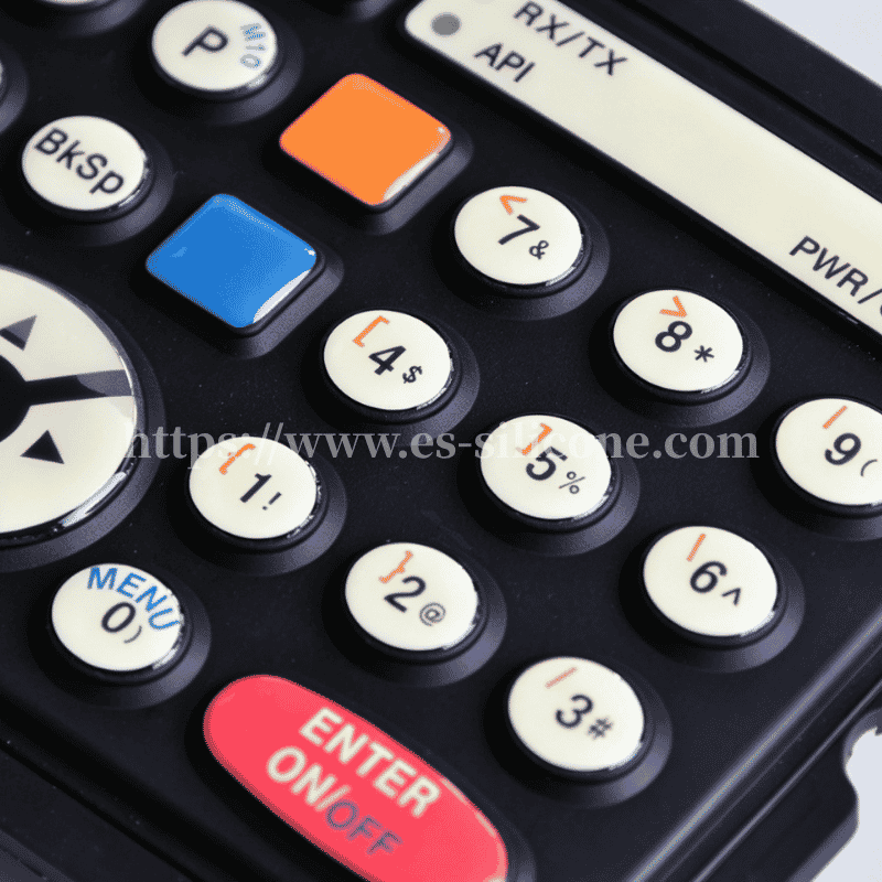 Anti-Stain Silicone Keypad for Data Terminals
