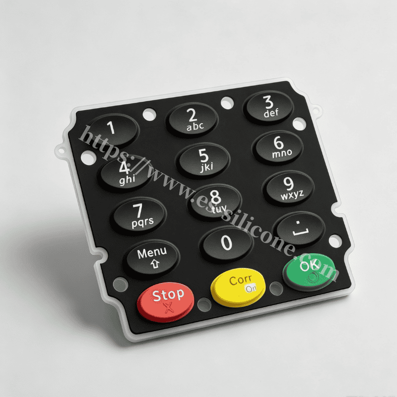 P+R Composite Keys for Gaming, Industrial & Automotive Controls