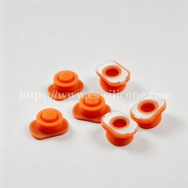 Single Silicone Rubber Button for Outdoor & Industrial Equipment