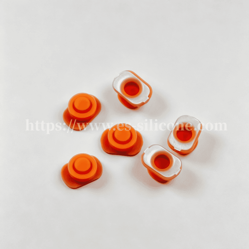 Single Silicone Rubber Button for Outdoor & Industrial Equipment