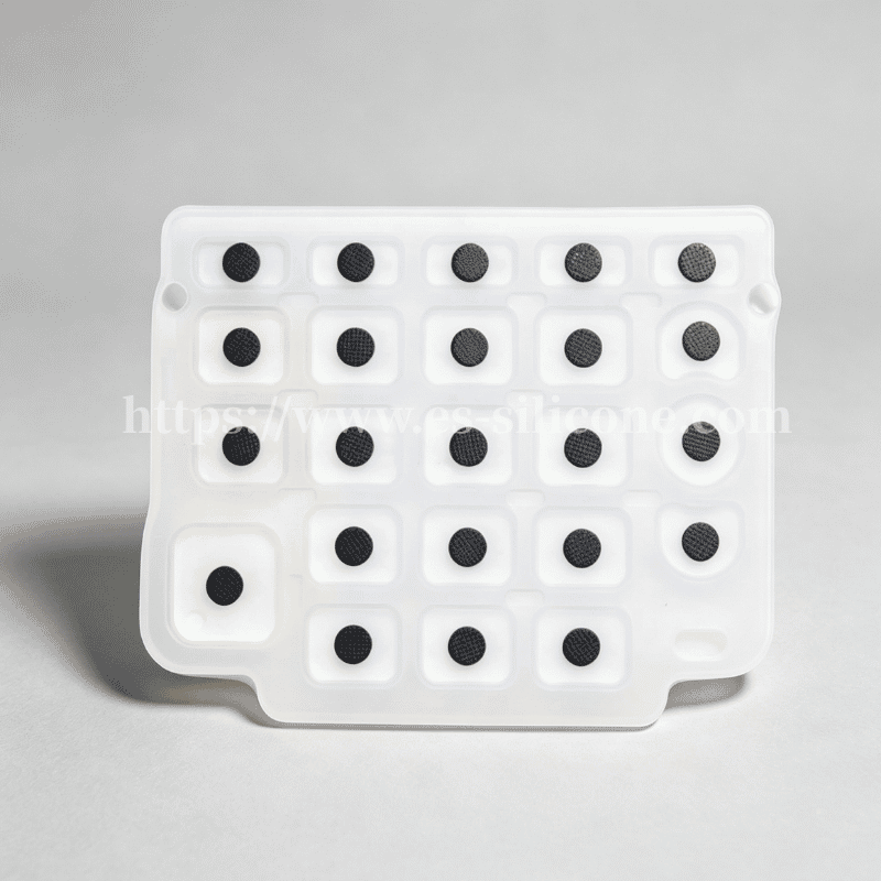 P+R Crystal Silicone Keypad with Korean Legends for Password Input Terminals