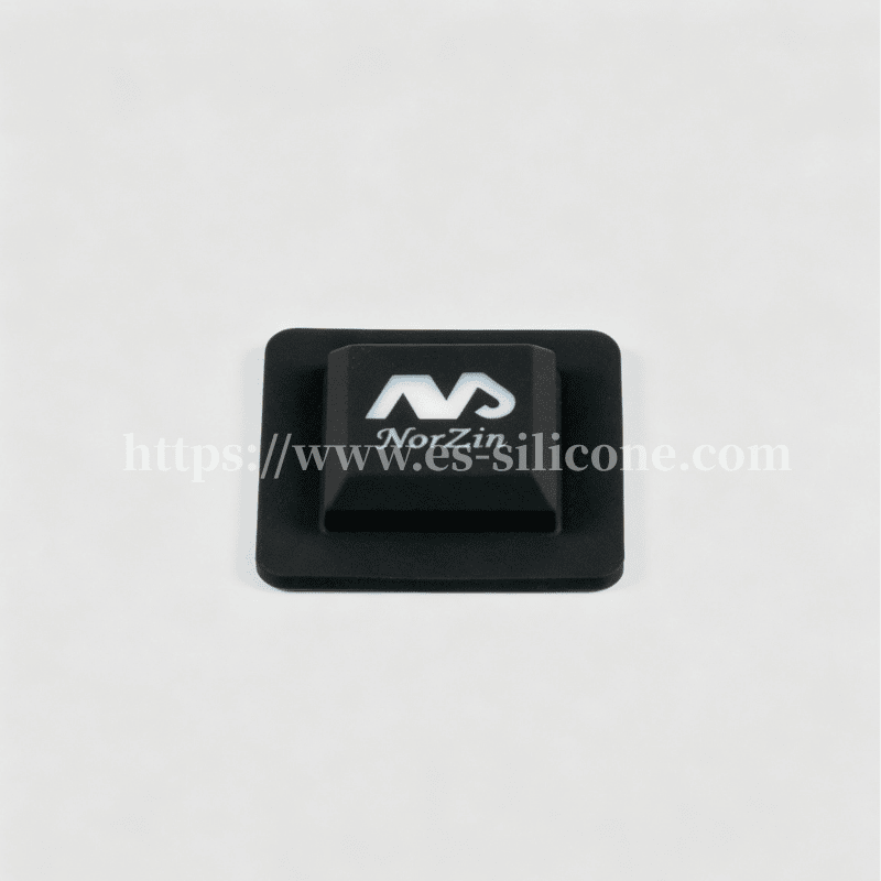 Silicone Single Button with Laser-Engraved Backlight Legends