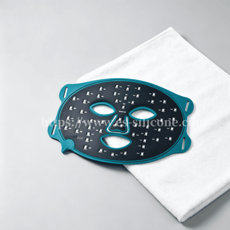 Dual-Molded Silicone LED Beauty Mask for Home & Professional Skincare