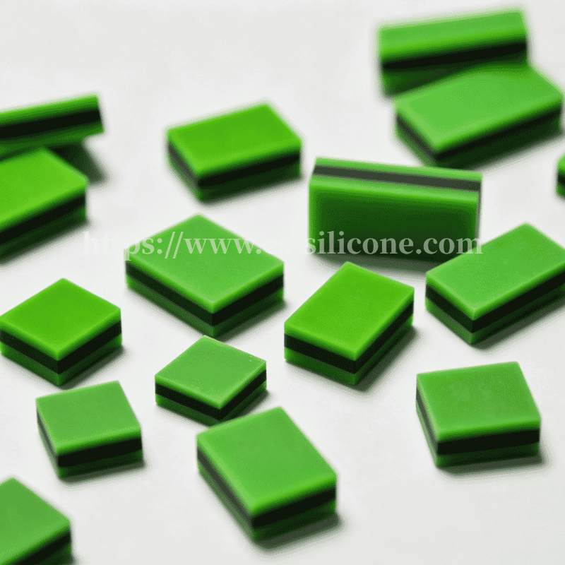 YS-type – green conductive silicone zebra strip