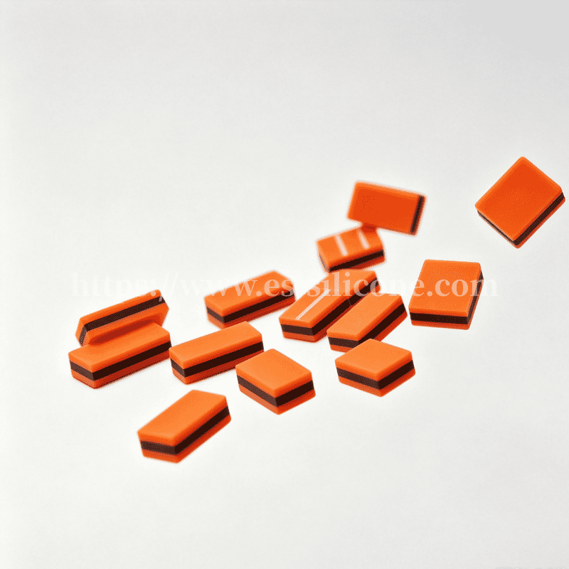 YS-type – orange conductive silicone zebra strip