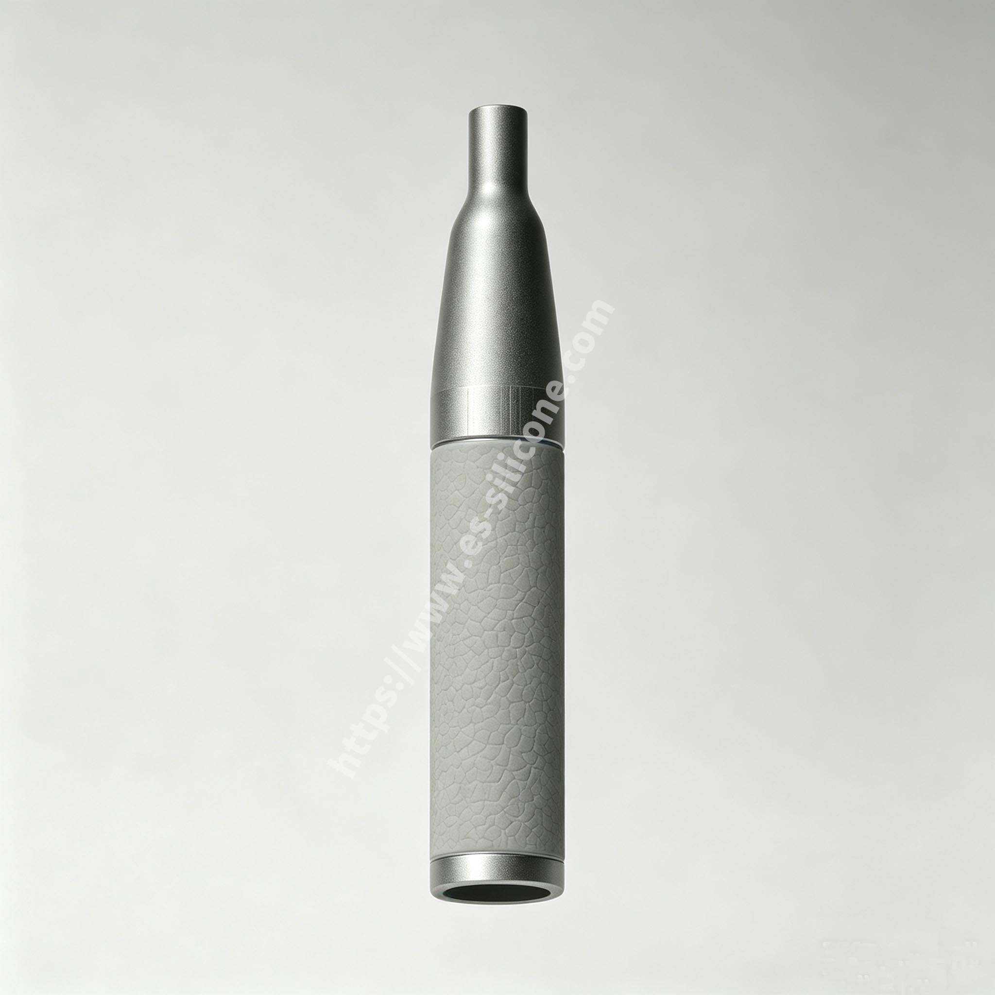 Liquid silicone-coated metal for electronic cigarettes
