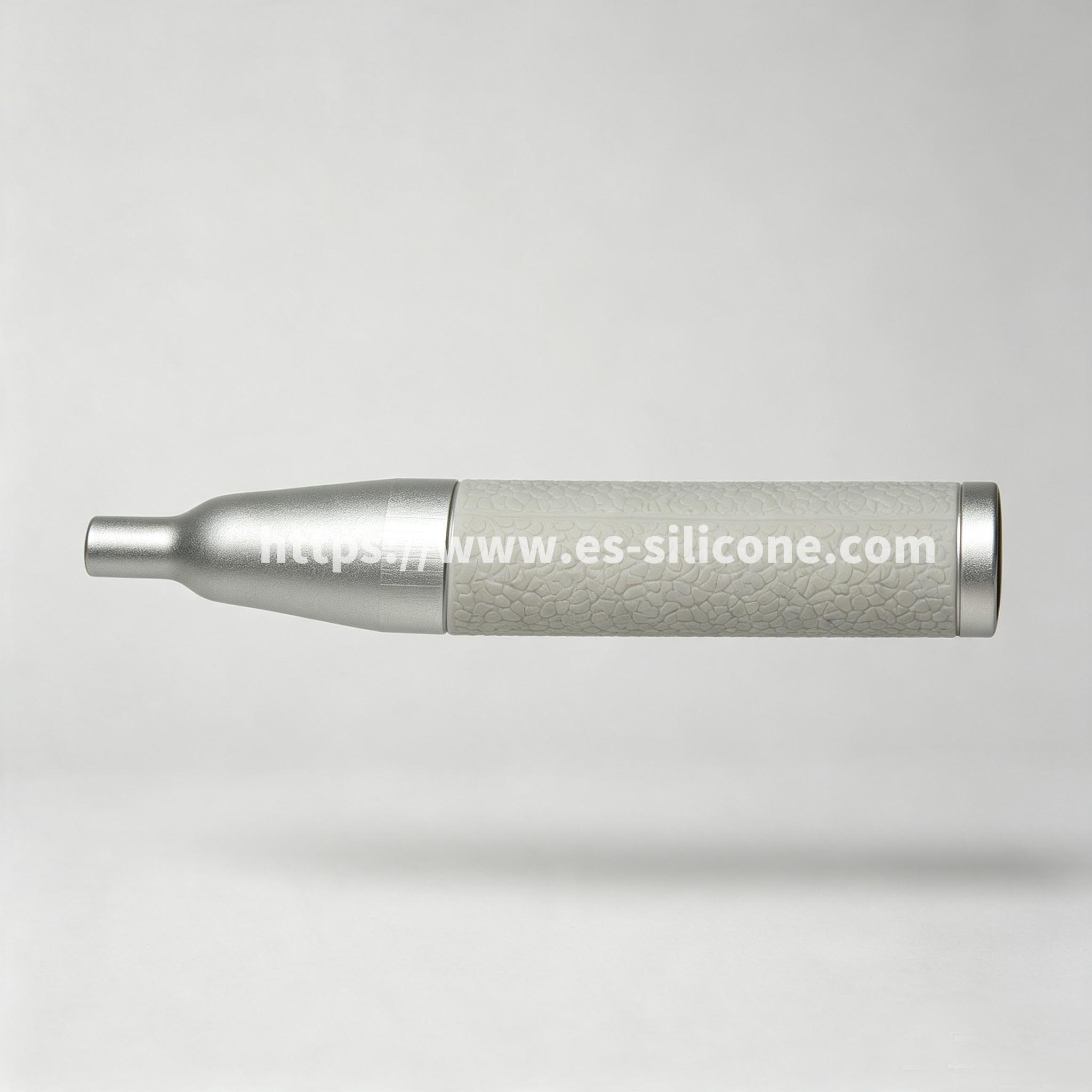Liquid silicone-coated metal for electronic cigarettes