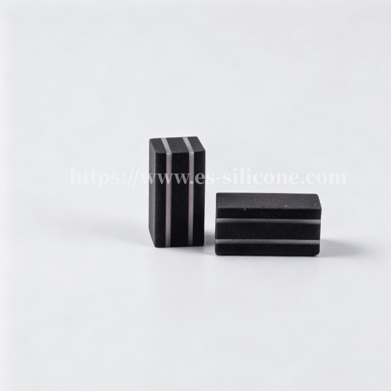 Three-conductive-layer special-shaped zebra strip