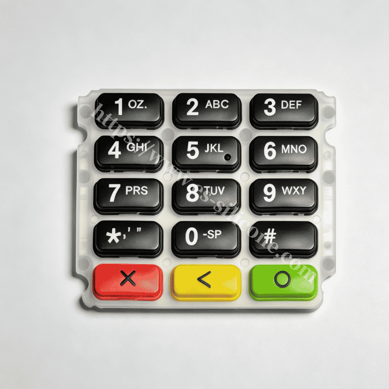 IMD Silicone Keypad with In-Mold Decoration