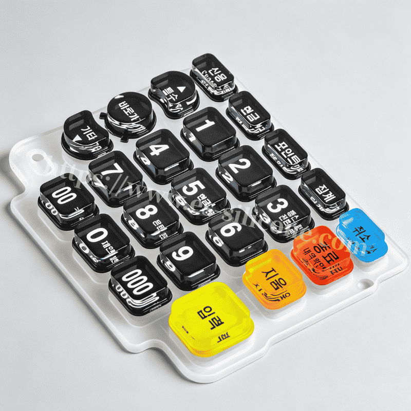 Crystal Silicone Keypad for POS & Financial Terminals