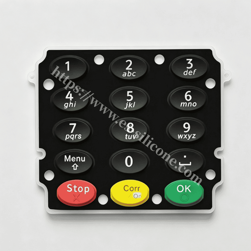 P+R Composite Keys for Gaming, Industrial & Automotive Controls