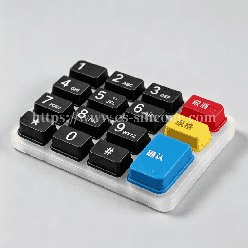 P+R Keys with Laser-Carved Translucent Legends for Backlight Compatibility