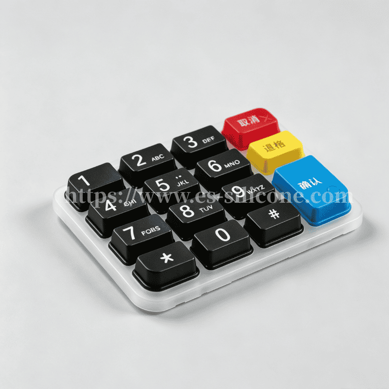 P+R Keys with Laser-Carved Translucent Legends for Backlight Compatibility