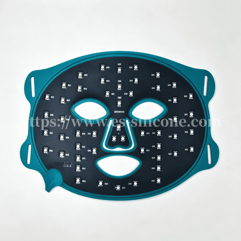 Dual-Molded Silicone LED Beauty Mask for Home & Professional Skincare