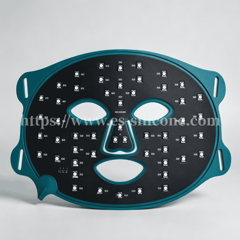Dual-Molded Silicone LED Beauty Mask for Home & Professional Skincare