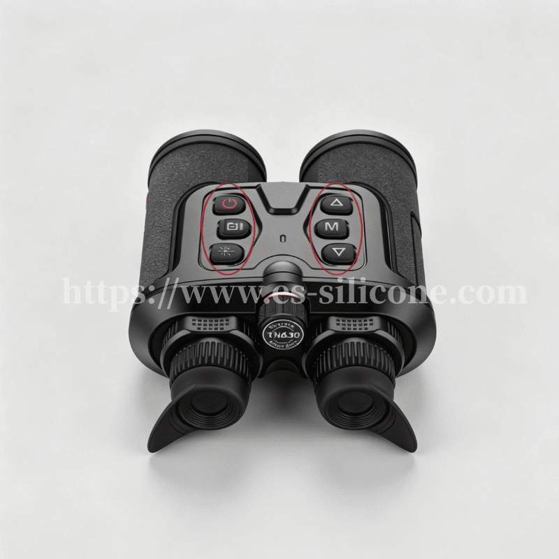 Silicone Overmolded Waterproof Buttons for Rugged Electronic Devices