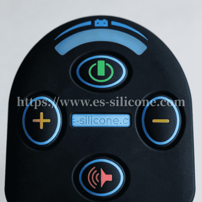 Laser-Etched Key with Multicolor Screen-Printed Legends for Multi-Function Devices