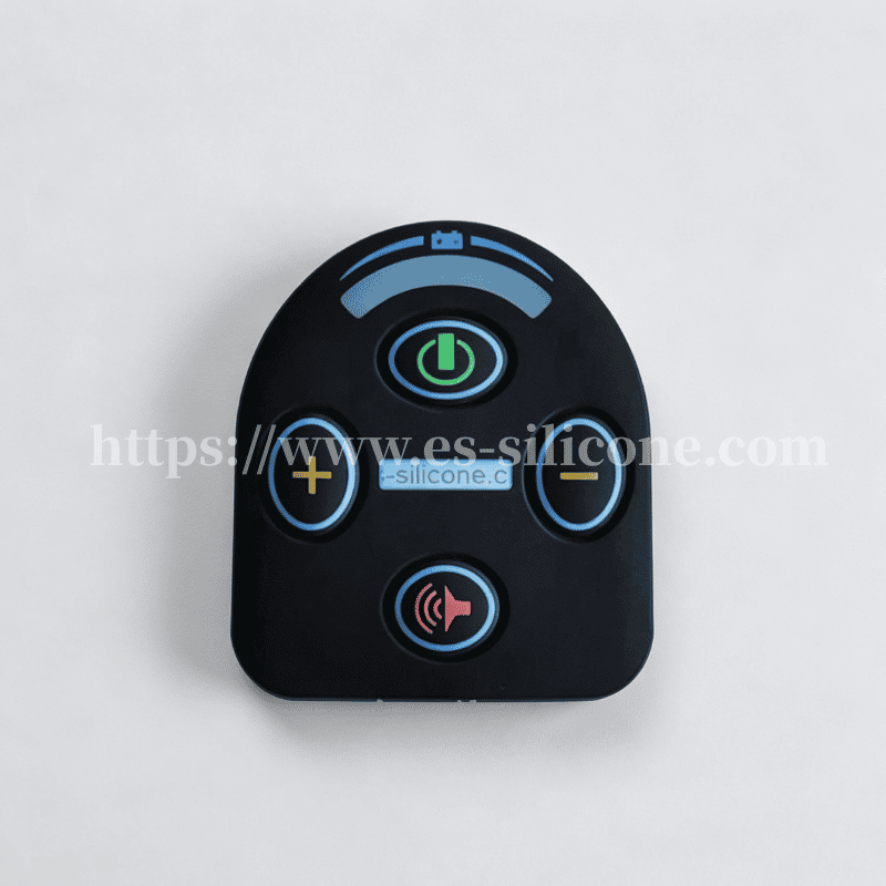 Laser-Etched Key with Multicolor Screen-Printed Legends for Multi-Function Devices