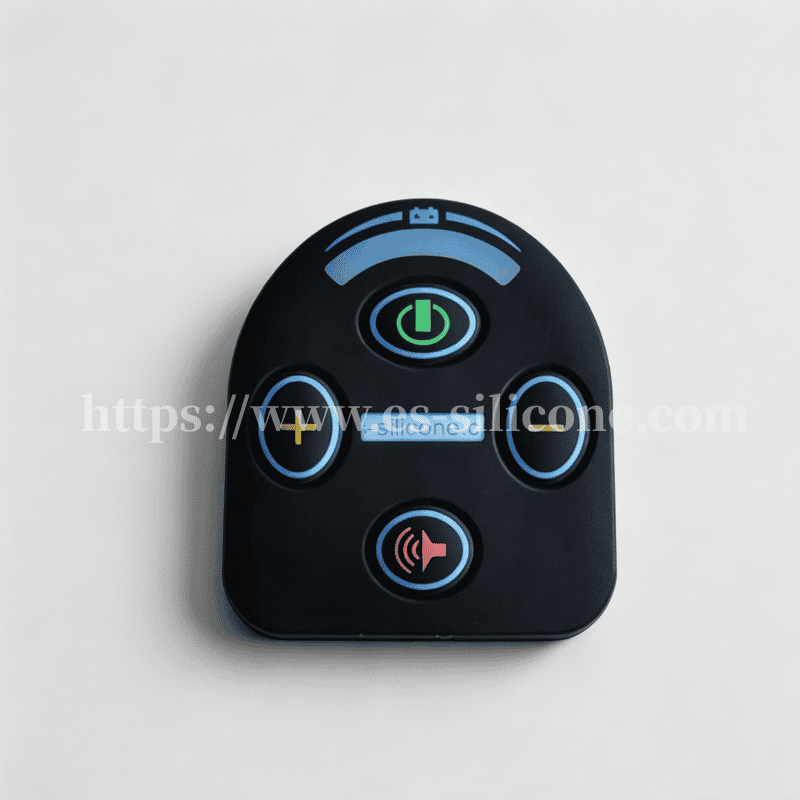Laser-Etched Key with Multicolor Screen-Printed Legends for Multi-Function Devices