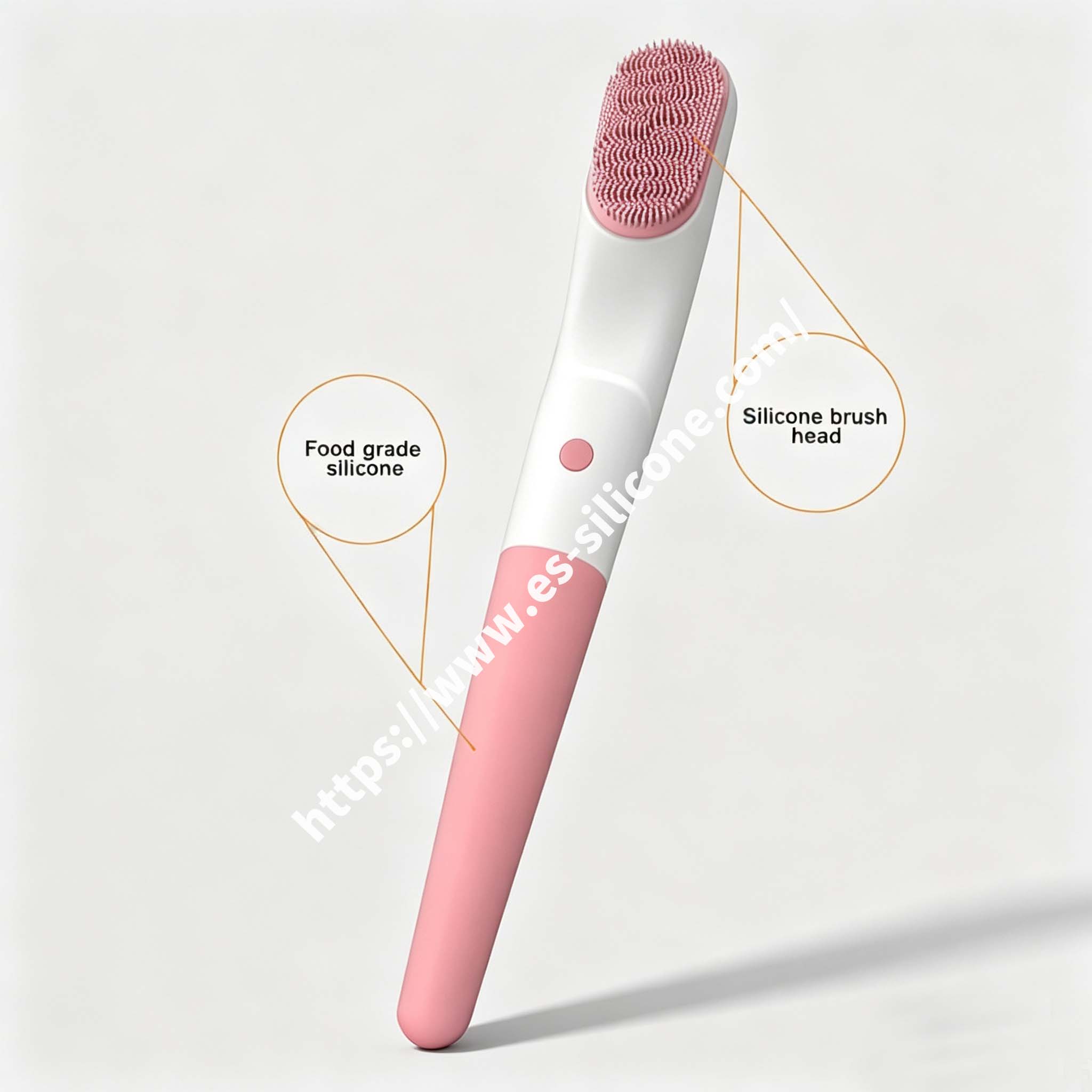 Electric shower brush silicone pieces