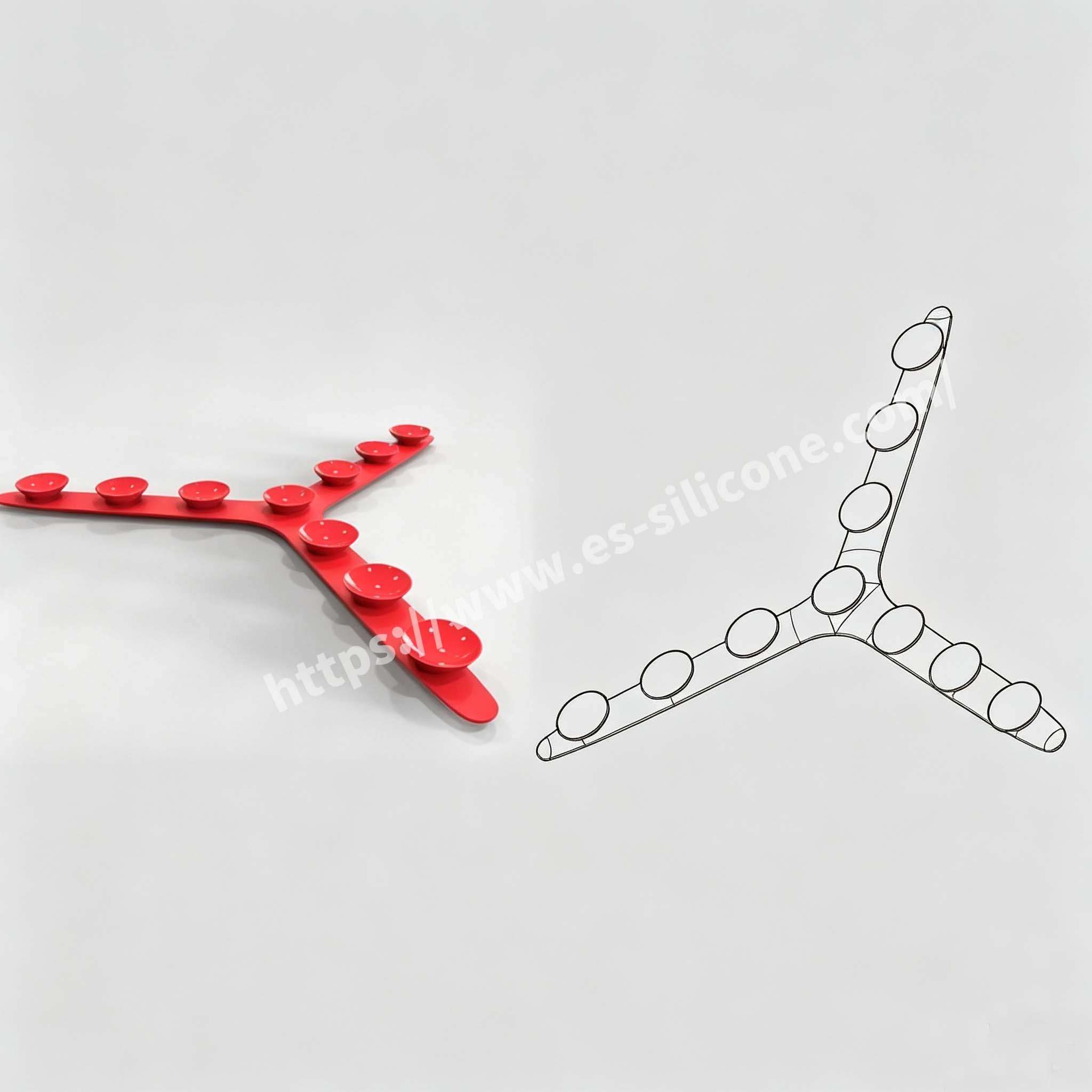 Infinitely Bendable Silicone Fixing Bracket