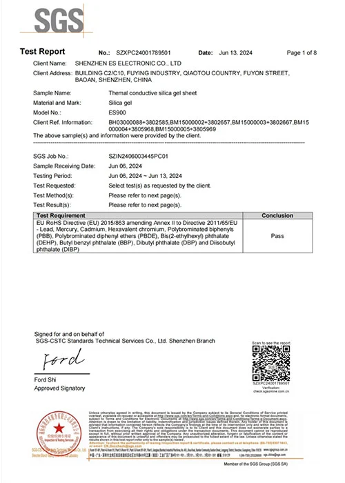 Product Compliance Certificate - ISO 9001:2025