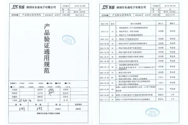 Product Validation Manual