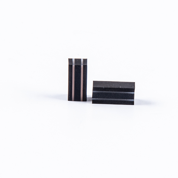 Three-conductive-layer special-shaped zebra strip