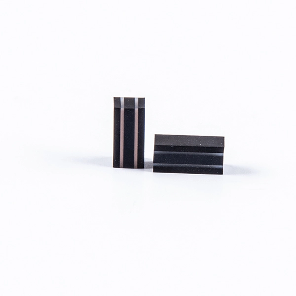 Three-conductive-layer special-shaped zebra strip