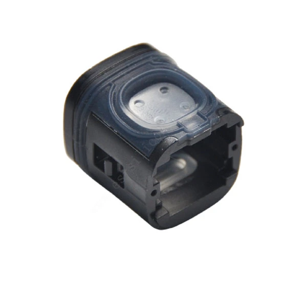 Liquid silicone rubber overmolded plastic parts