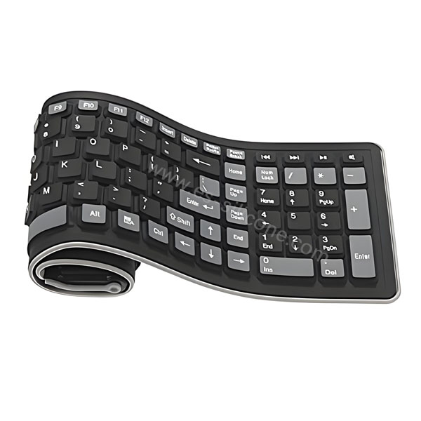 Dustproof and waterproof flexible keyboard