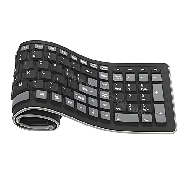 Dustproof and waterproof flexible keyboard
