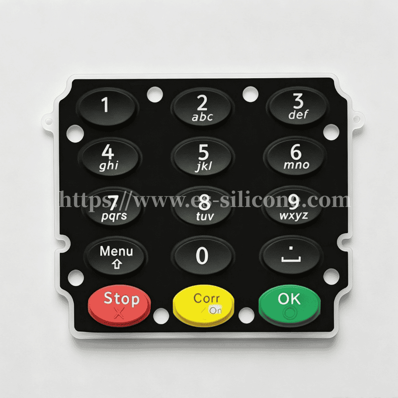 P+R Composite Keys for Gaming, Industrial & Automotive Controls