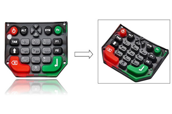POS machine key application case display