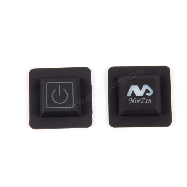 Silicone single button