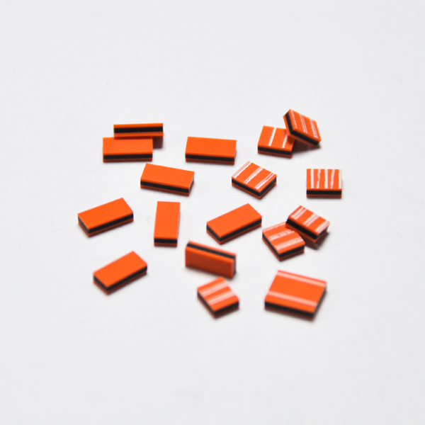 YS-type - orange conductive zebra strip